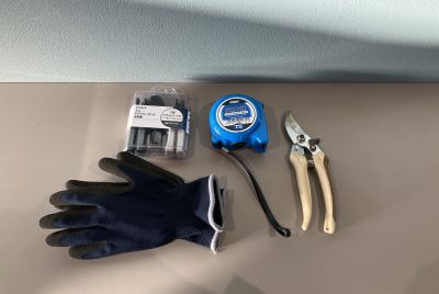 現場で使用する道具